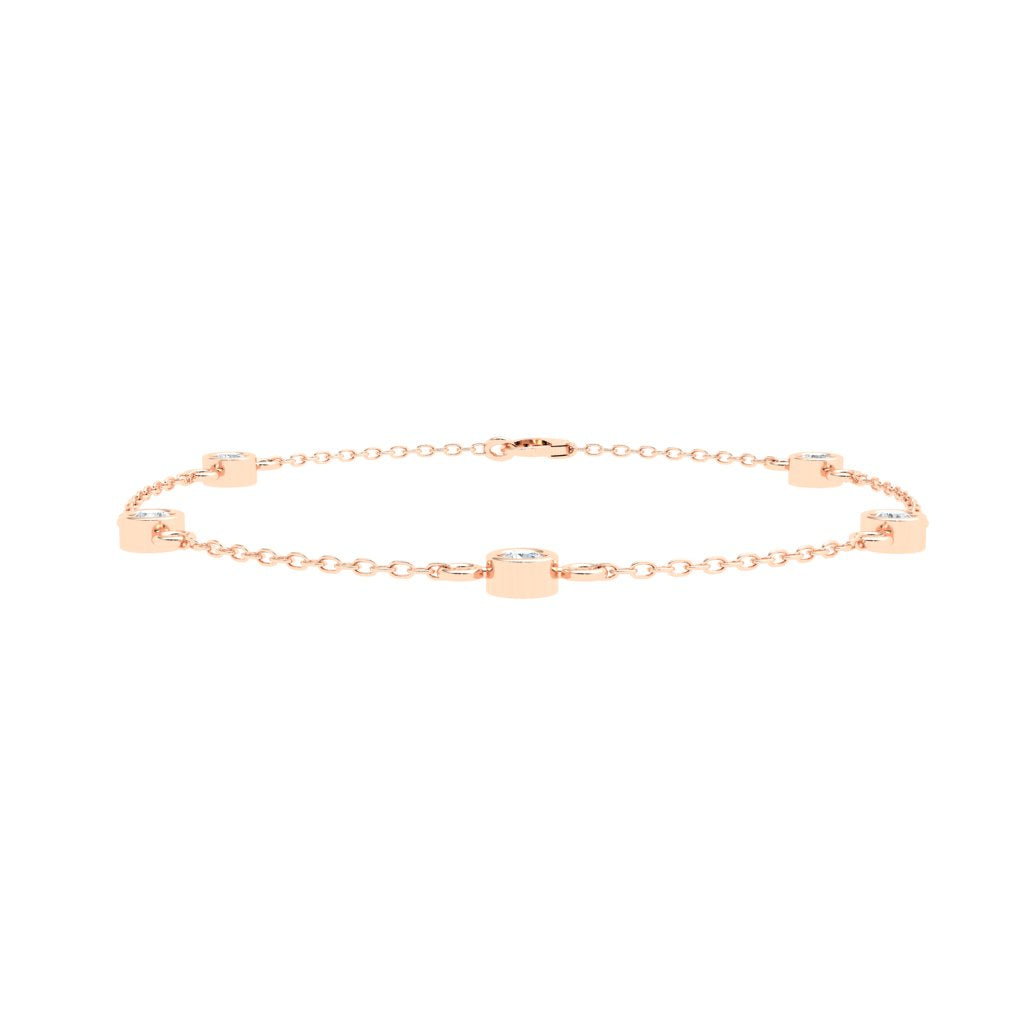 Bezel Lab Grown Diamond Bracelet